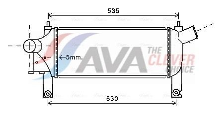 DNA4339 AVA Охолоджувач наддувочного повітря